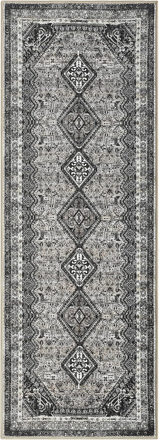 Thumbnail 2 de Keen Home Design 30"x84" Rug: Machine Washable Vintage Runner with Non-Slip Backing