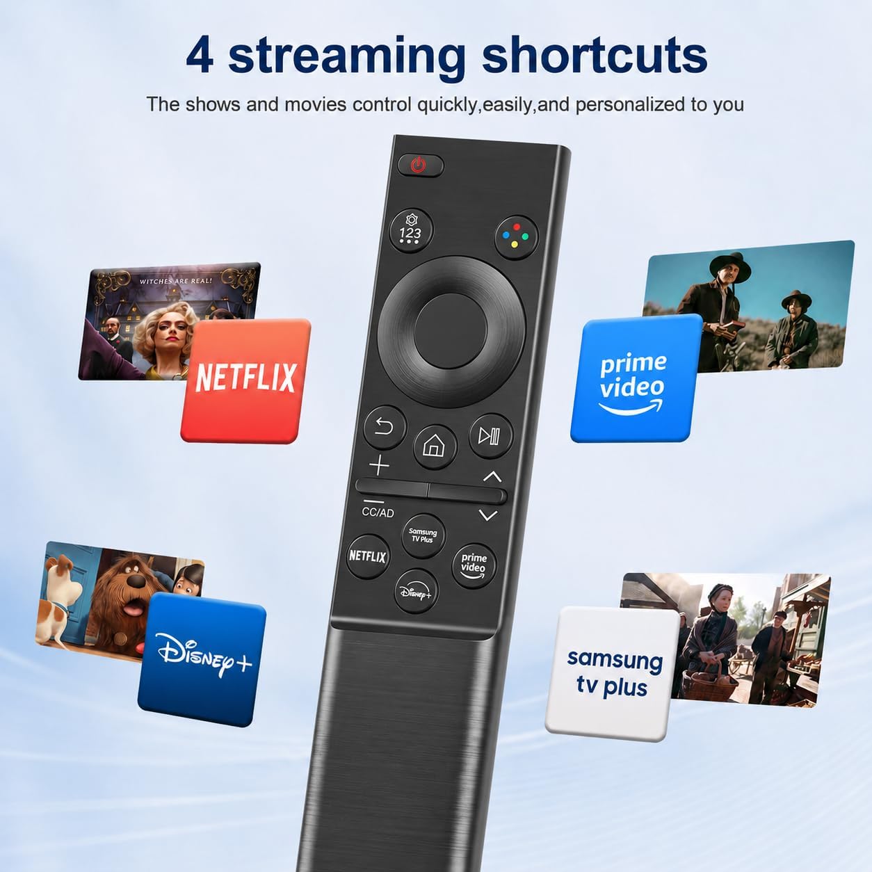 Thumbnail 3 de Liokoc BN59-01388A Universal Samsung TV Remote, Infrared with App Shortcuts