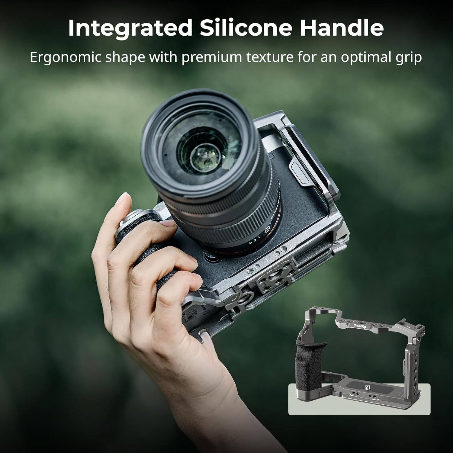 Detalle de SMALLRIG HawkLock cage A7C II 1s