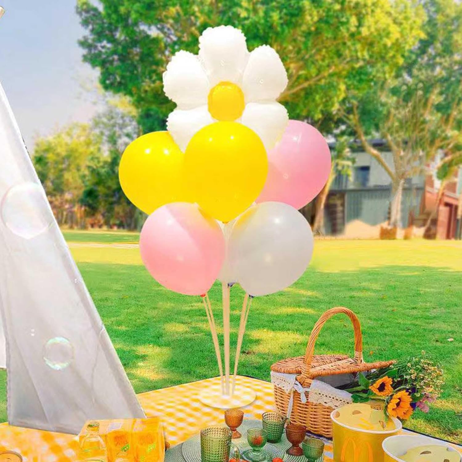 Thumbnail 6 de 10 Sets Balloon Stand Kits 70cm table balloon stand 🎈