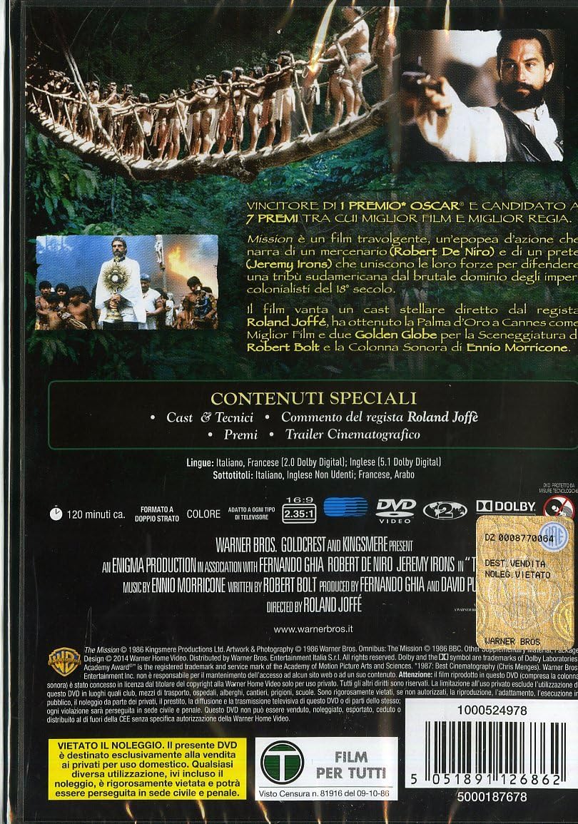 Thumbnail 1 de Mission (WARNER BROS) : disque avec audio et sous-titres en anglais