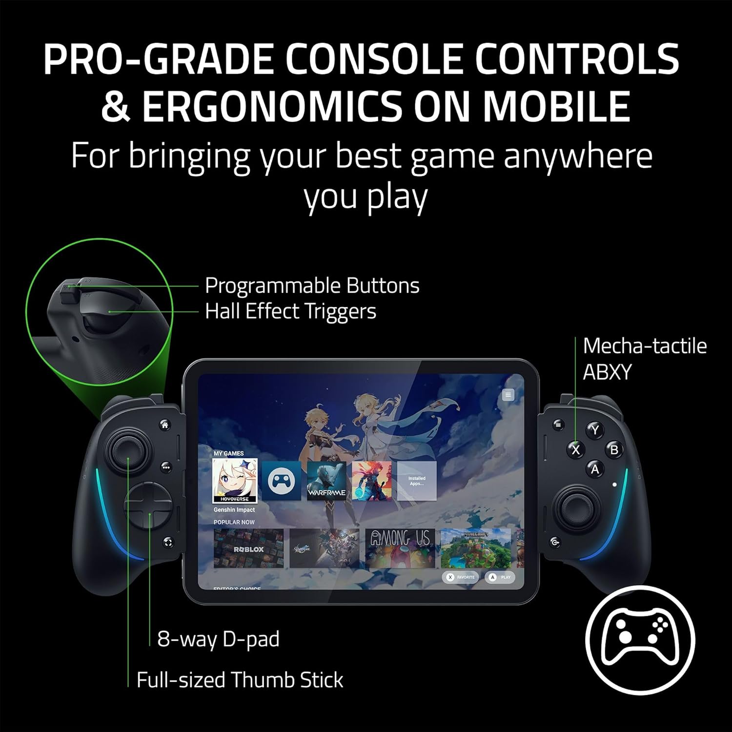 Detalle 2 de Razer Kishi Ultra Gaming Controller for Android