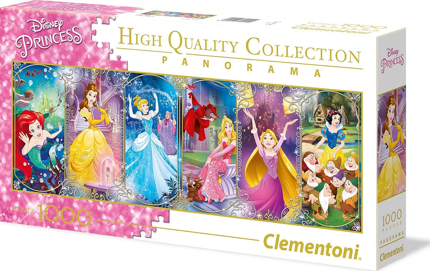 Thumbnail 2 de Clementoni Princess Disney Panorama Collection 39444 Puzzle 1000 pezzi