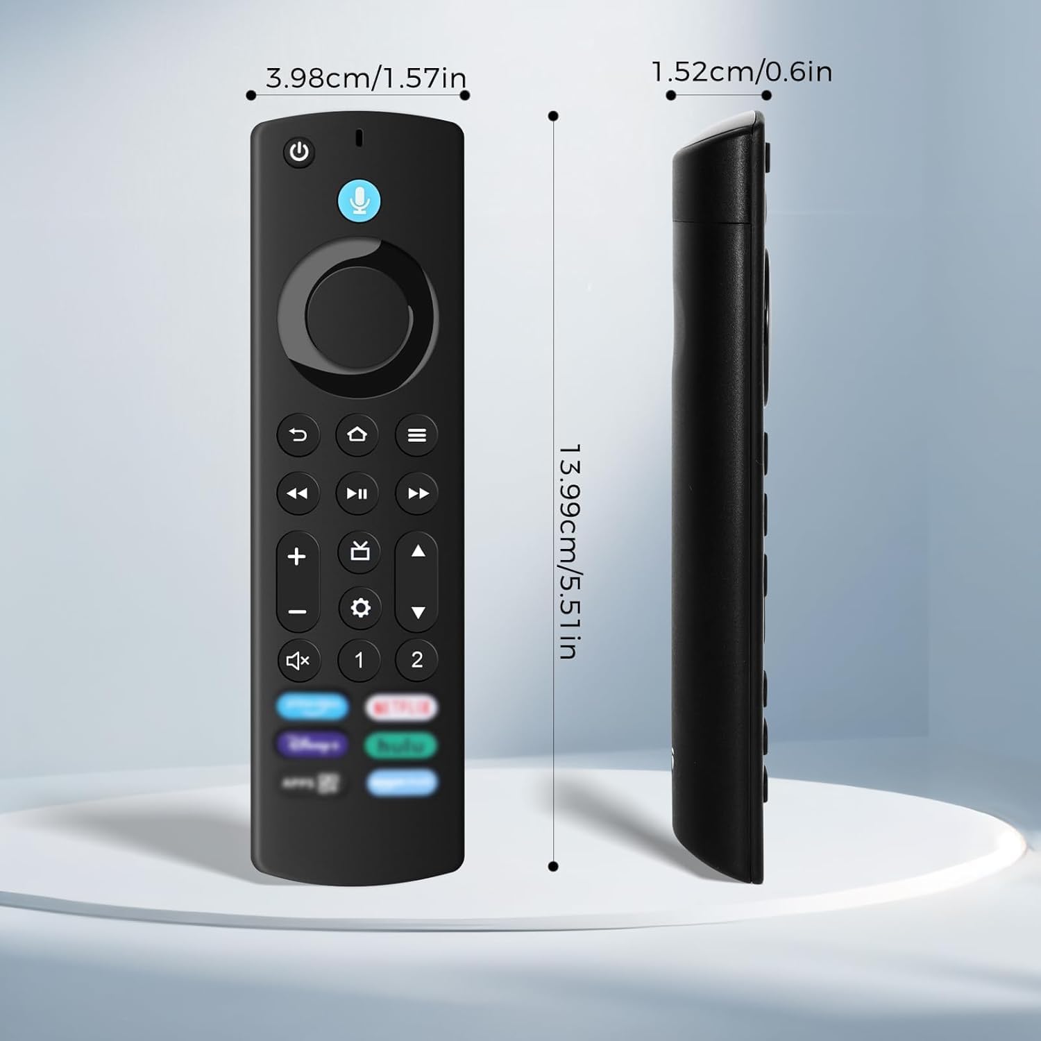 Detalle 2 de Telecomando Vocale Sostitutivo (4 Gen) di Vemfay per F1r-e TV St-1ck e Smart TV Cube – controllo vocale e shortcut