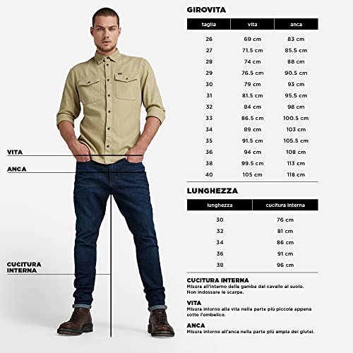 Thumbnail 6 de G-STAR 3301 Slim Jeans azul 31W/32L