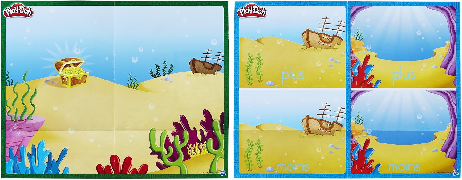 Thumbnail 1 de Play-Doh B34061010 – zestaw edukacyjny do modelowania, 3 kolory, stemple i karty