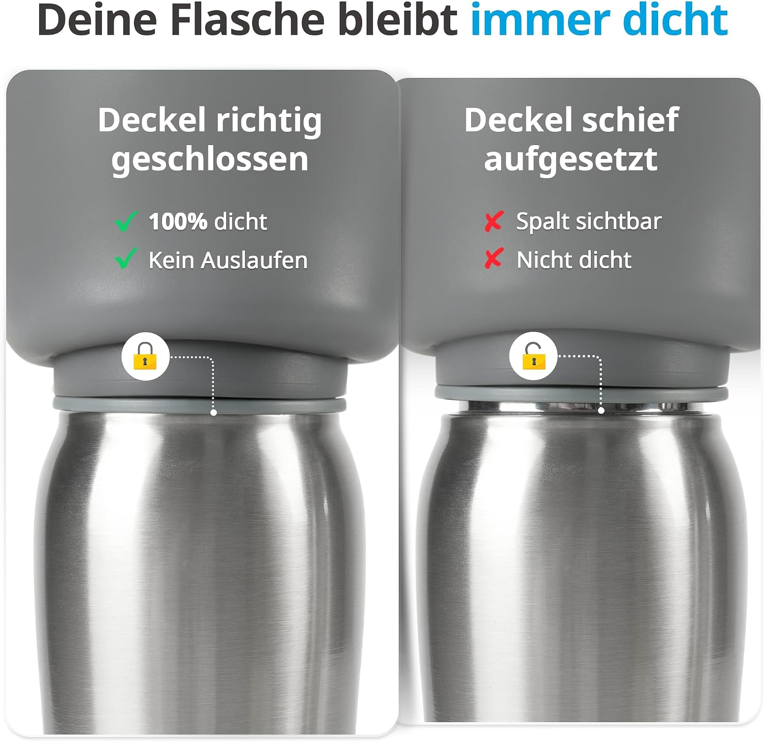 Thumbnail 4 de Hunde Trinkflasche Petace 750 ml