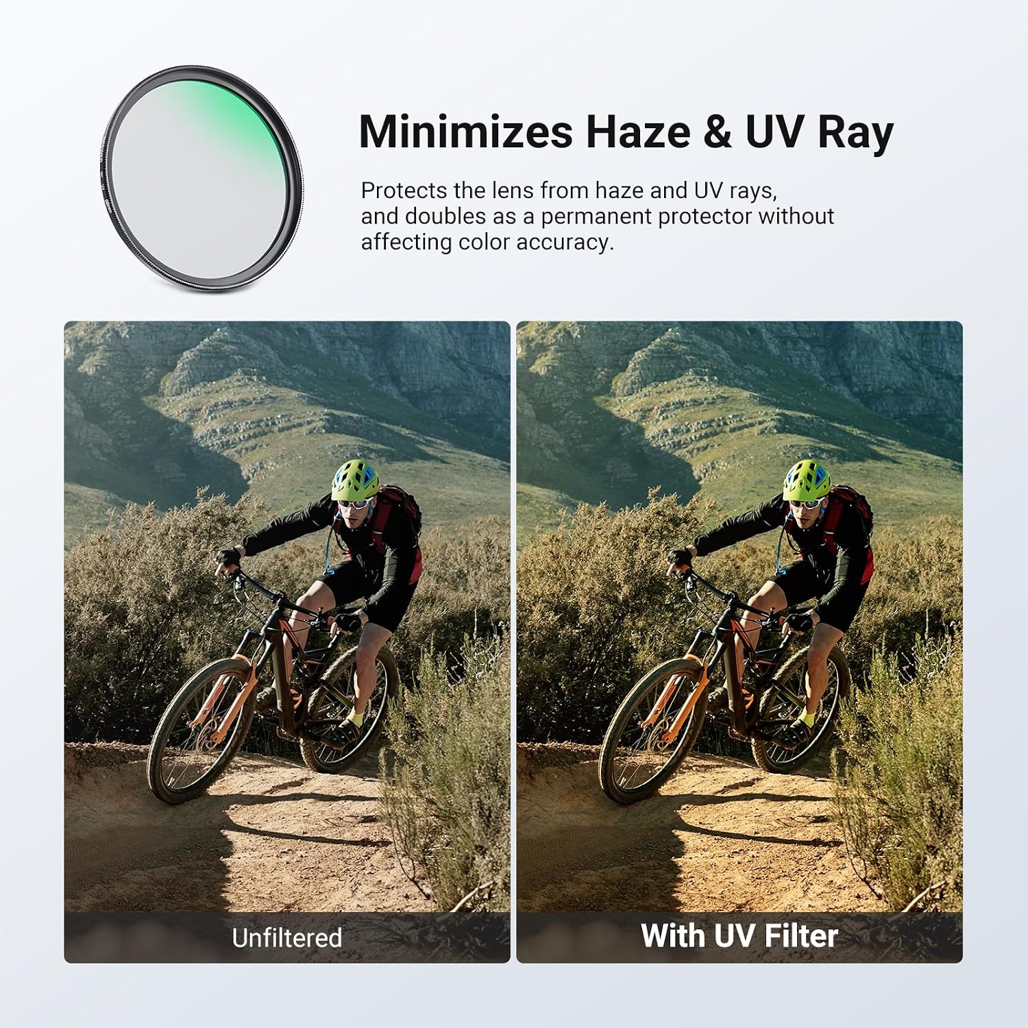 Thumbnail 6 de NEEWER 58mm Variable ND + CPL + UV Filter Kit (3 Pack) for 58mm Lenses