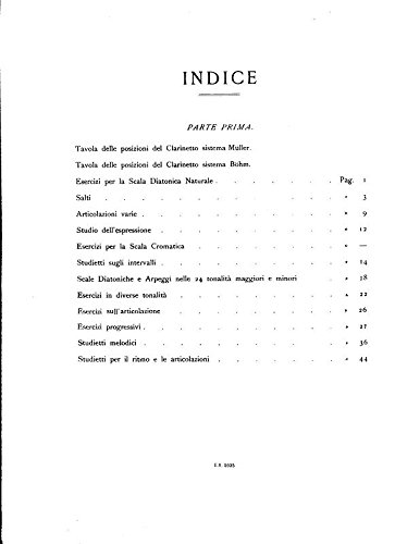 Detalle 2 de Lefèvre Metodo per Clarinetto Vol. 1 – Libro didattico Ricordi per principianti