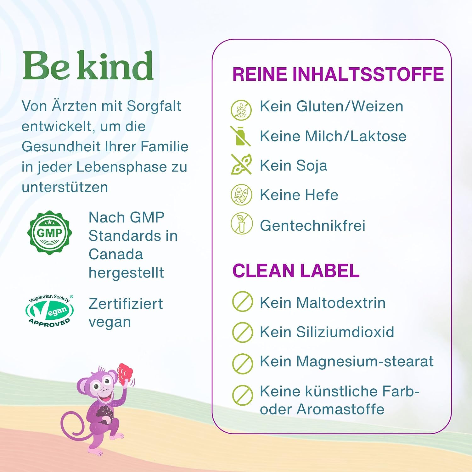Thumbnail 6 de Igennus Methylierte Multivitamin Fruchtgummis für Kinder – vegan, zuckerfrei, 90 Stück