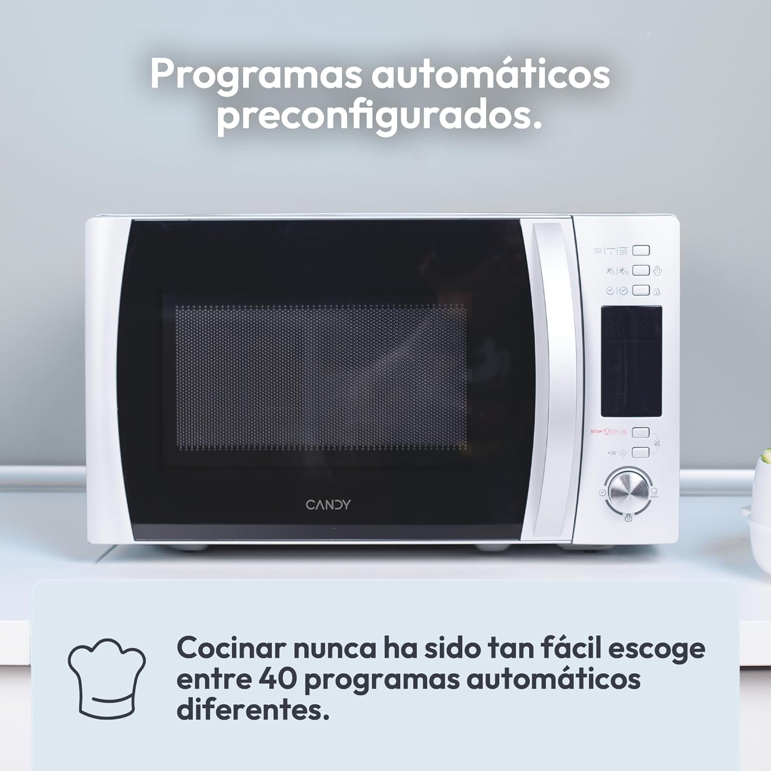 Thumbnail 6 de Candy X-Range CMXG22DS/ST, Microondas Grill Inox con App 🍽