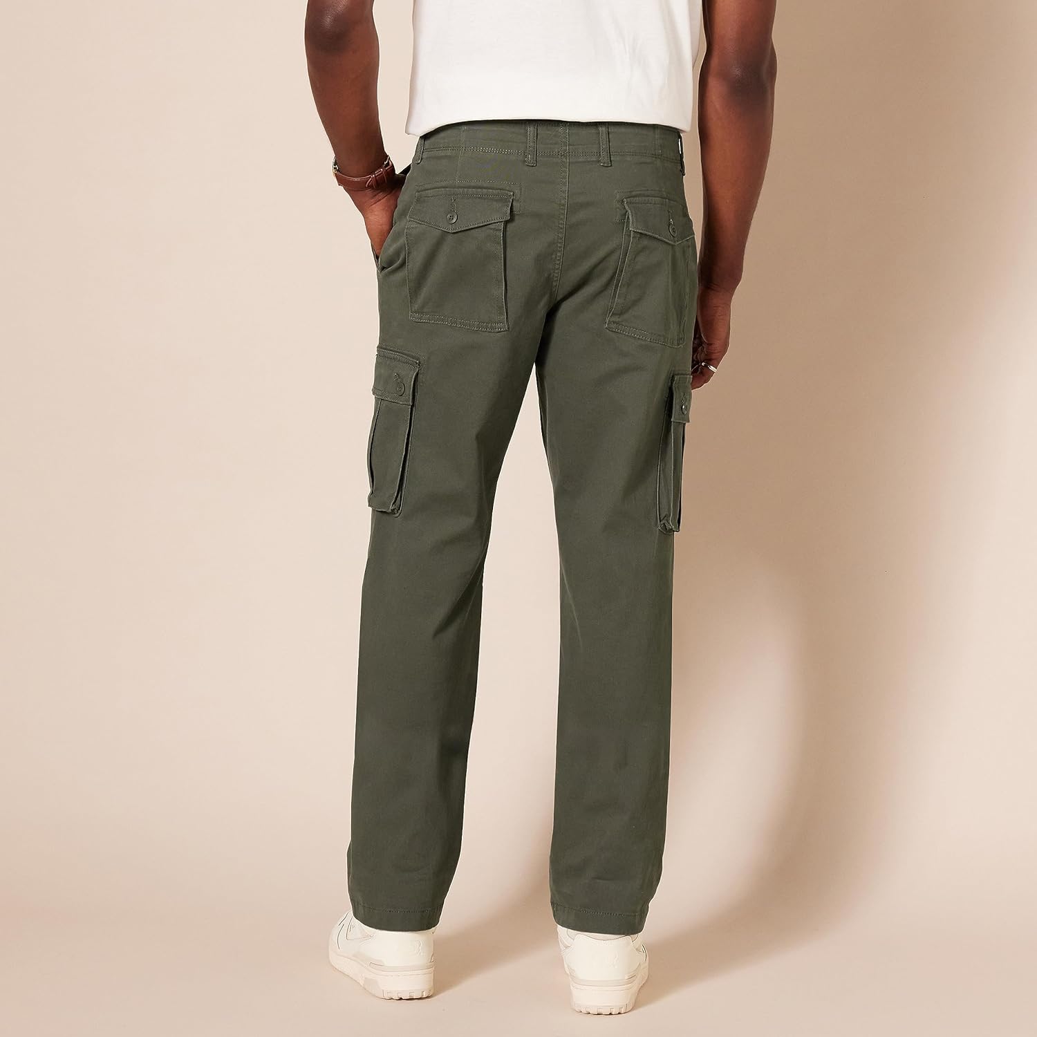 Thumbnail 1 de Amazon Essentials Pantalon Cargo de Travail Extensible – Coupe Droite, Disponible en Grand Taille