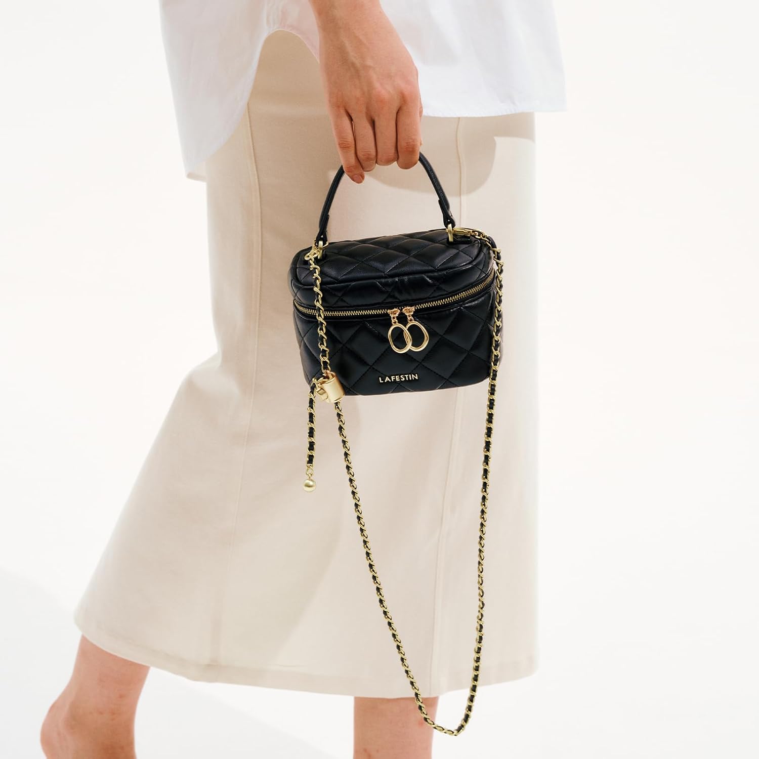 Thumbnail 2 de LA FESTIN Handbag in Genuine Leather