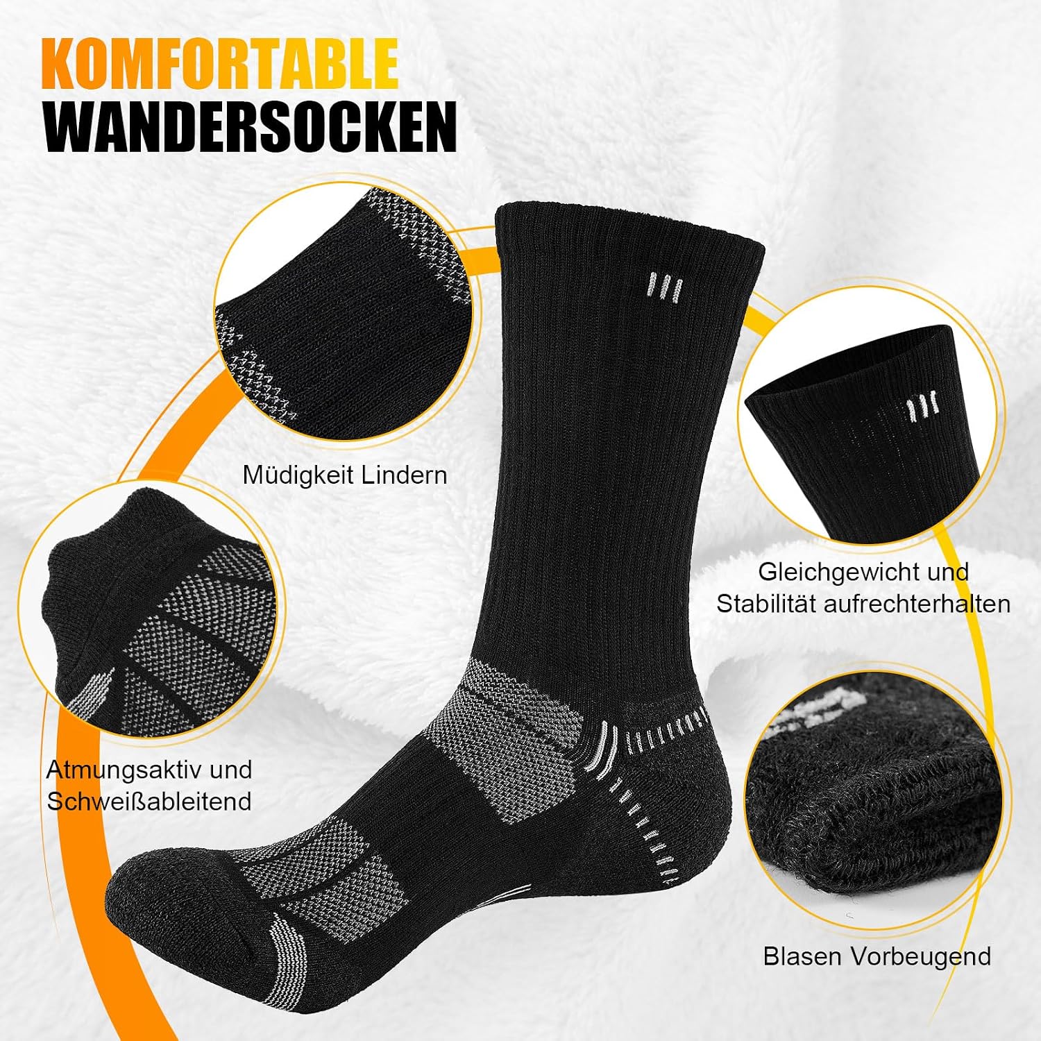 Thumbnail 6 de Cirlord Lot 5 paires chaussettes homme 37-46