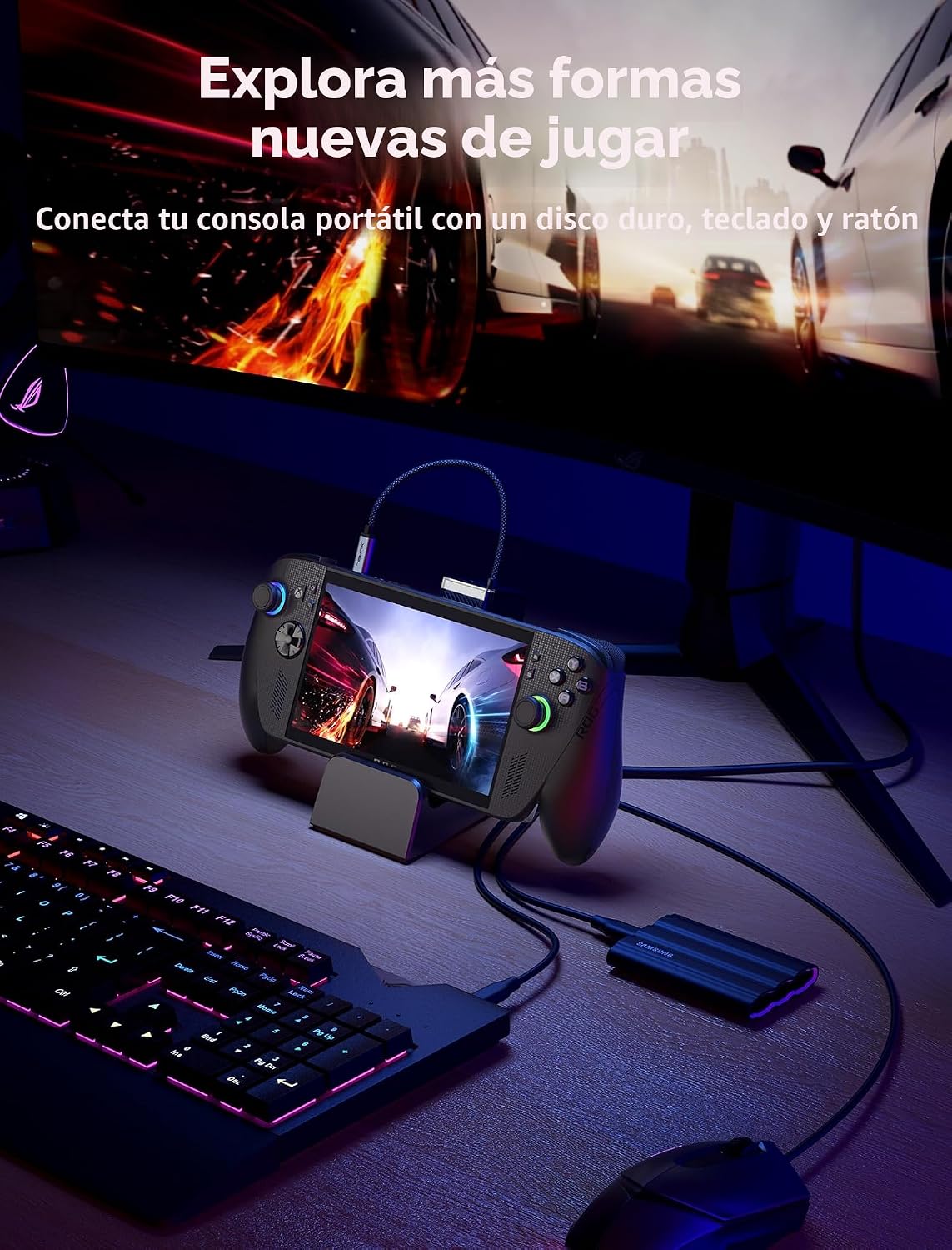 Thumbnail 4 de JSAUX HB0609 Docking Station 6 en 1 para ROG Ally X (2025) y más dispositivos