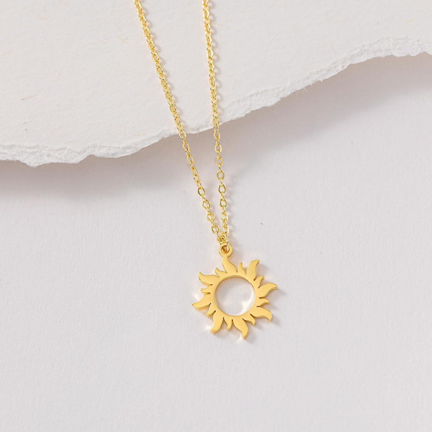 Detalle 2 de HANLI Halskette 14K Gold vergoldet 42 cm