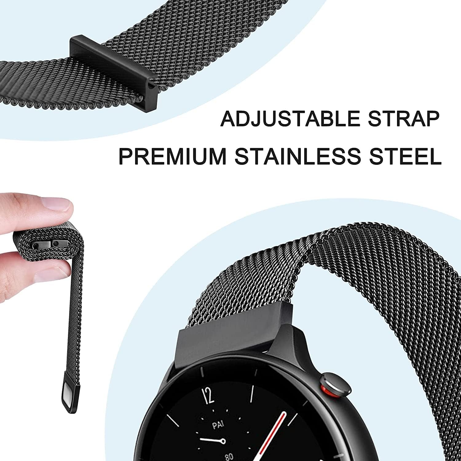 Thumbnail 5 de OTOPO 20mm Metallarmband für Galaxy Watch 44mm