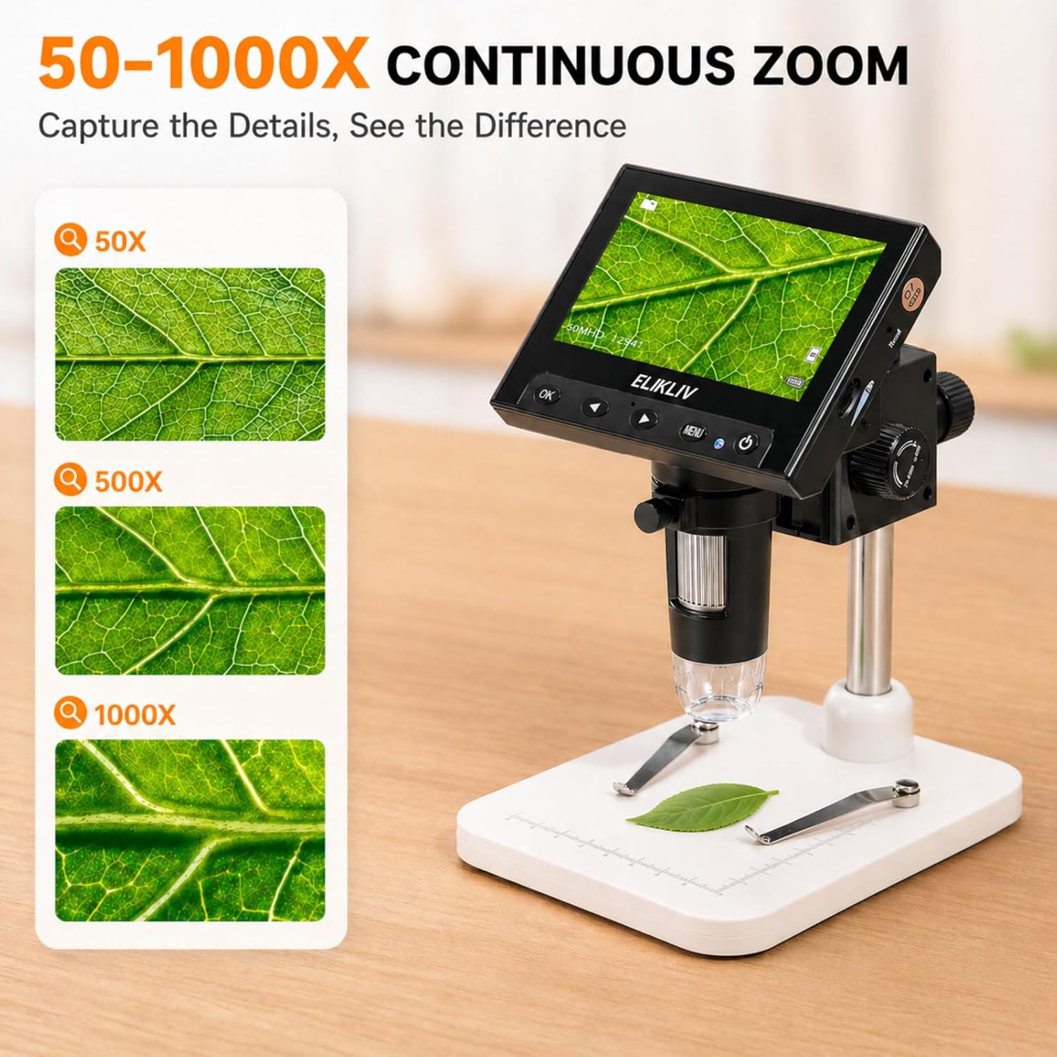 Thumbnail 4 de Elikliv EDM4 4.3-Inch LCD Microscope 🔬