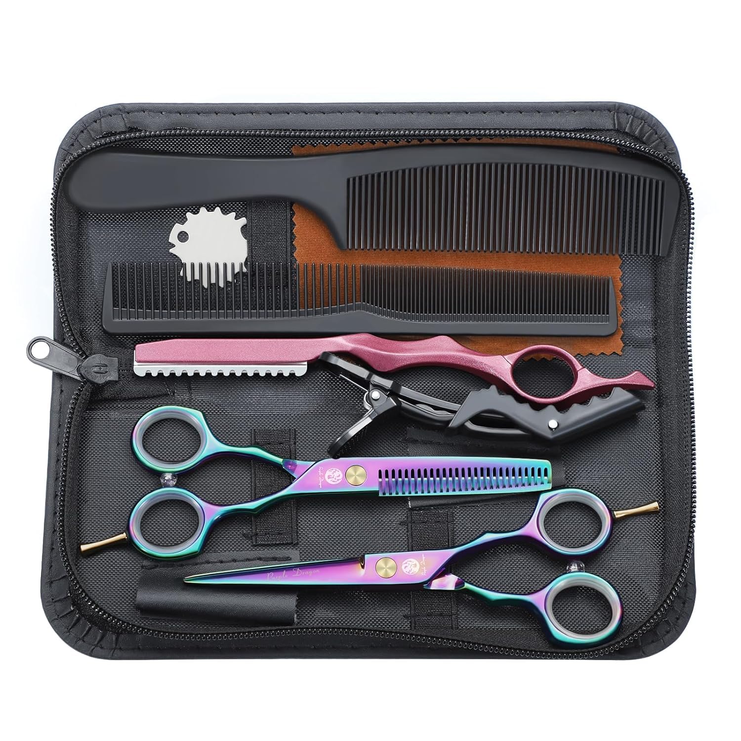 Detalle de Purple Dragon Haarschere 5,5 Zoll Profi