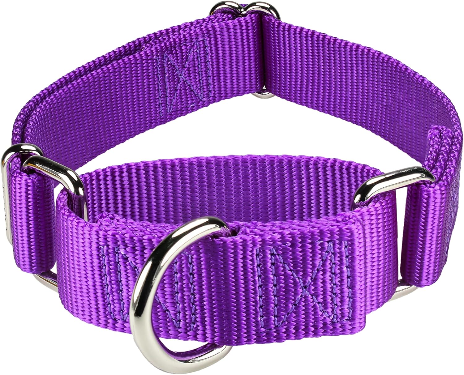 Thumbnail 4 de Mikivery Martingale dog collar (nylon adjustable, purple) for medium and large dogs