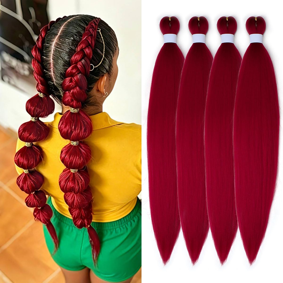 Detalle de Aooffut Braiding Hair Extensions 26-Inch