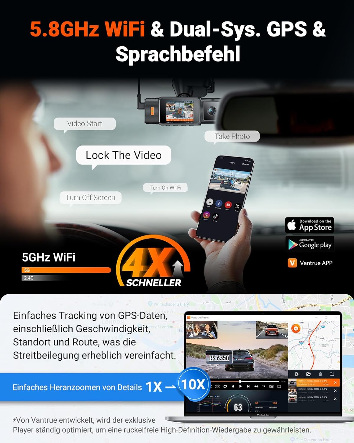 Thumbnail 2 de VANTRUE N4S 1 TB Dashcam