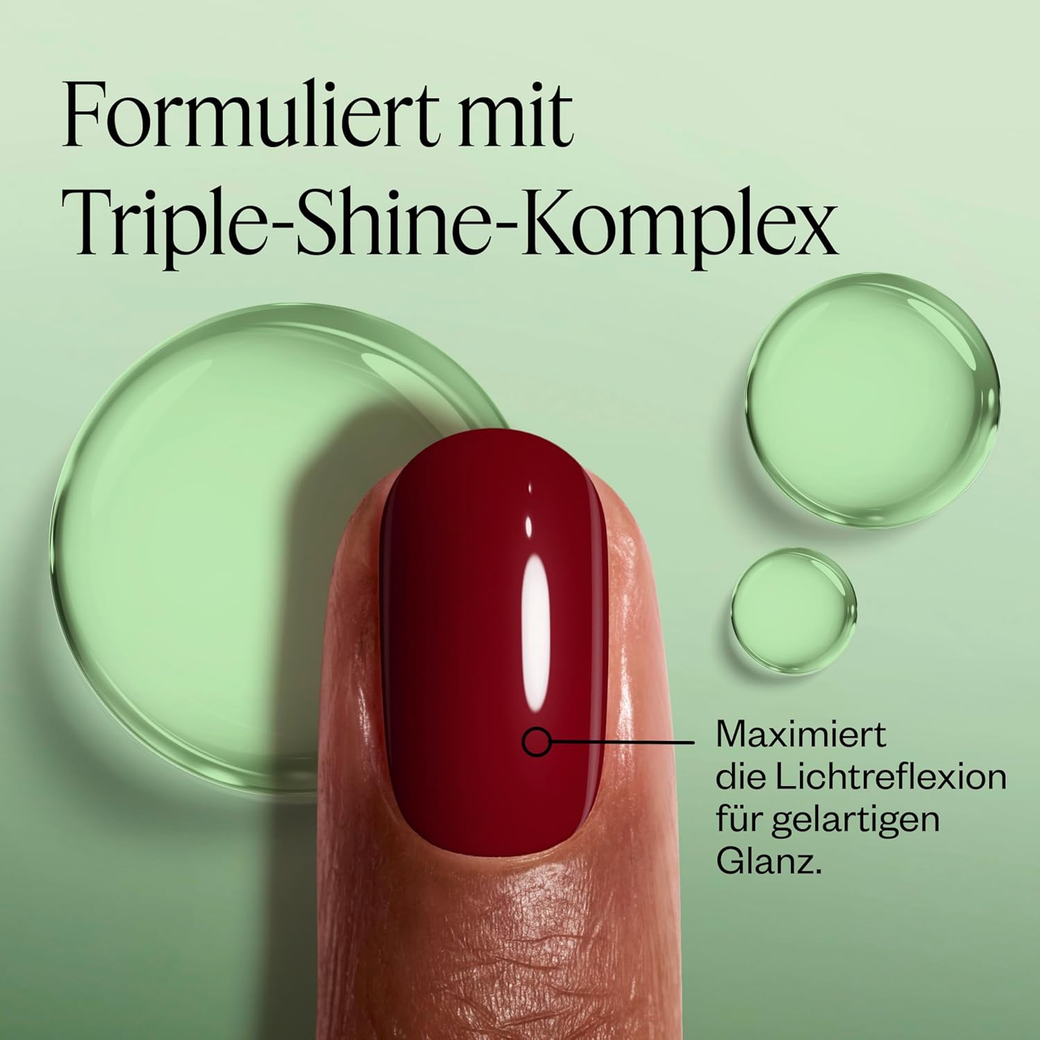 Detalle de Gel by Essie Top Coat – langanhaltender Glanz ohne UV-Licht, Transparent (Nr. 00), 13,5 ml