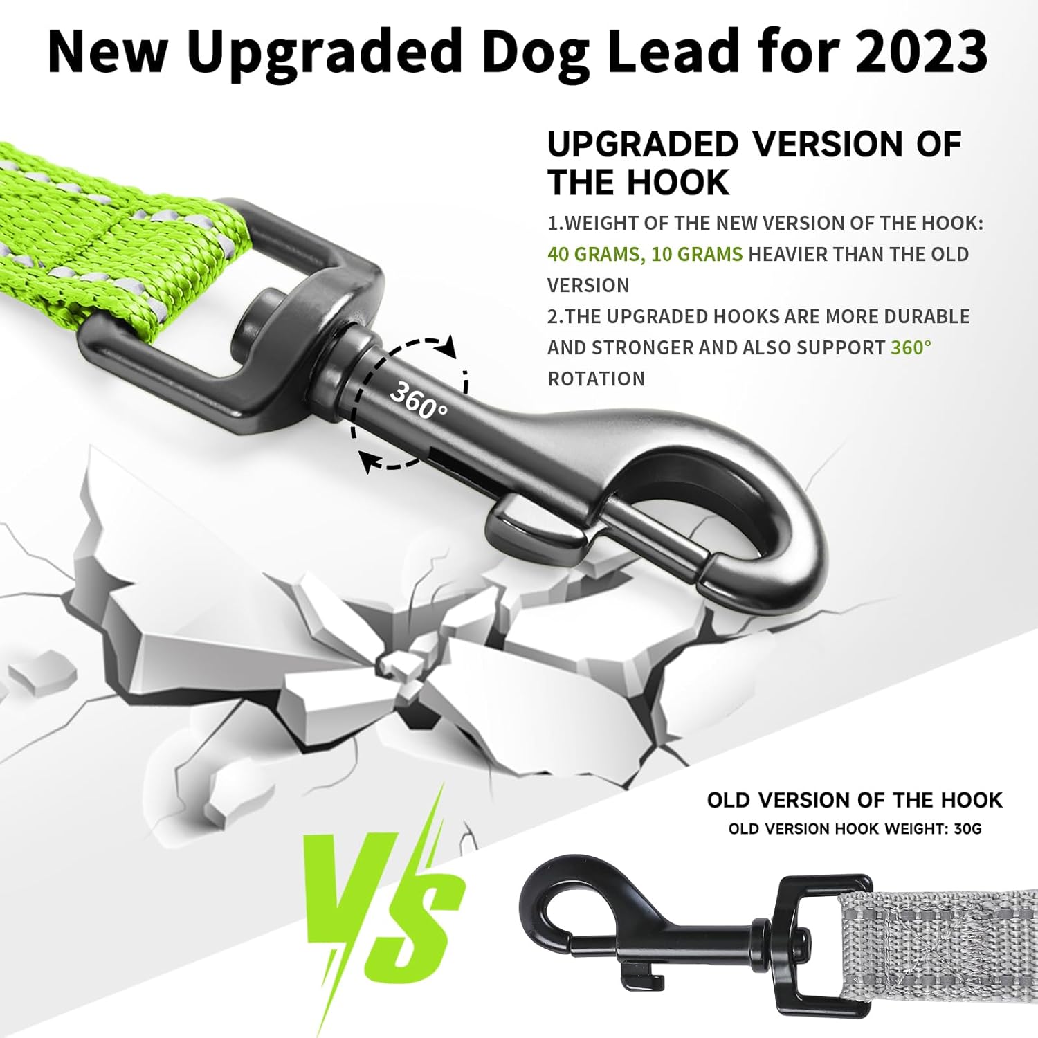 Thumbnail 2 de COMSLE Long Leads for Dog Training – strong extra long nylon training leash (3m to 20m)