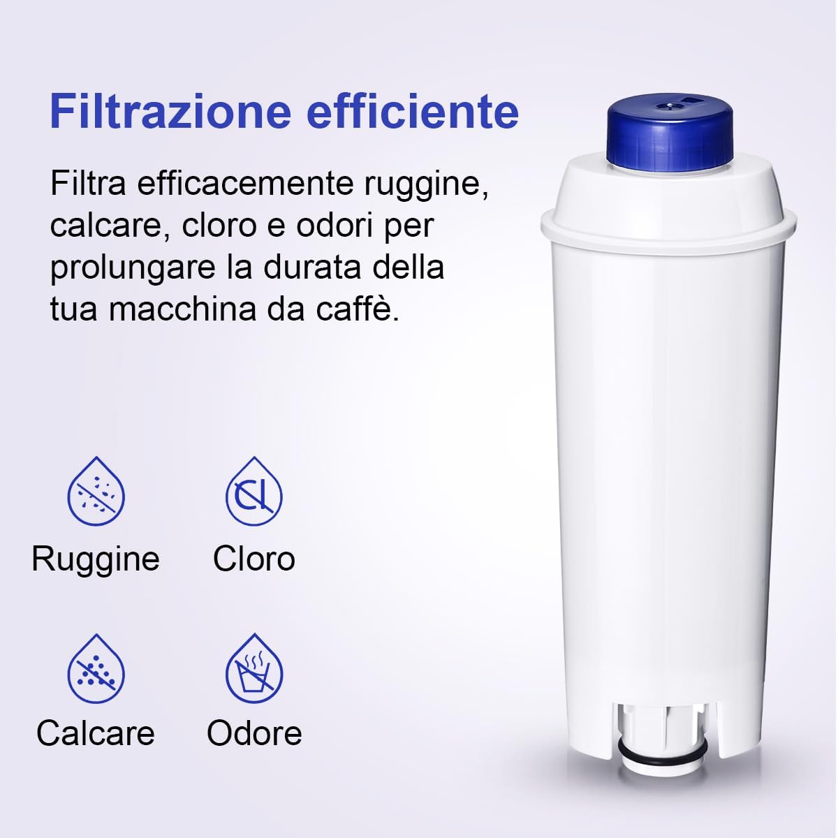 Thumbnail 5 de Filtro Acqua Addolcitore compatibile per Macchine Delonghi – DLSC002 e modelli ESAM/ECAM