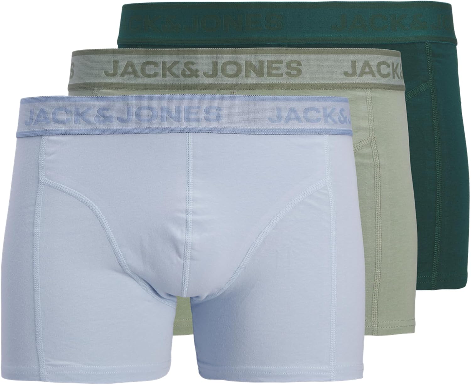 Detalle 1 de JACK & JONES Jacwesley Solid Trunks Lot de 3 Homme
