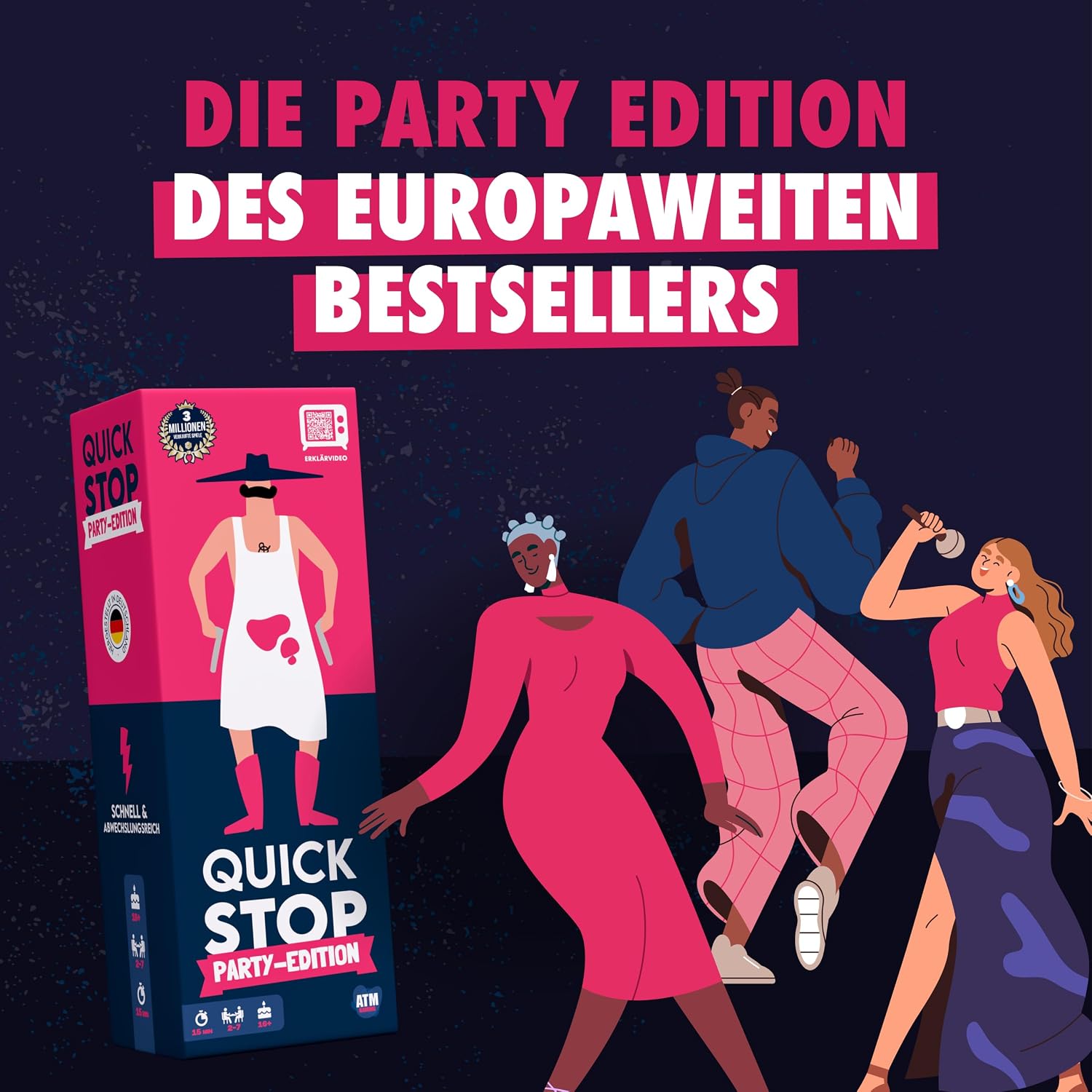 Detalle de ATM Gaming Quickstop – Das Buchstaben-Duell – Party-Edition