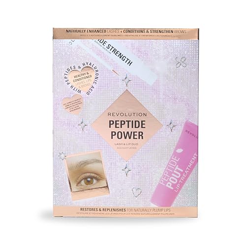 Detalle de Revolution Beauty Peptide Power Duo, cils et lèvres, set de 2 pièces ⚙
