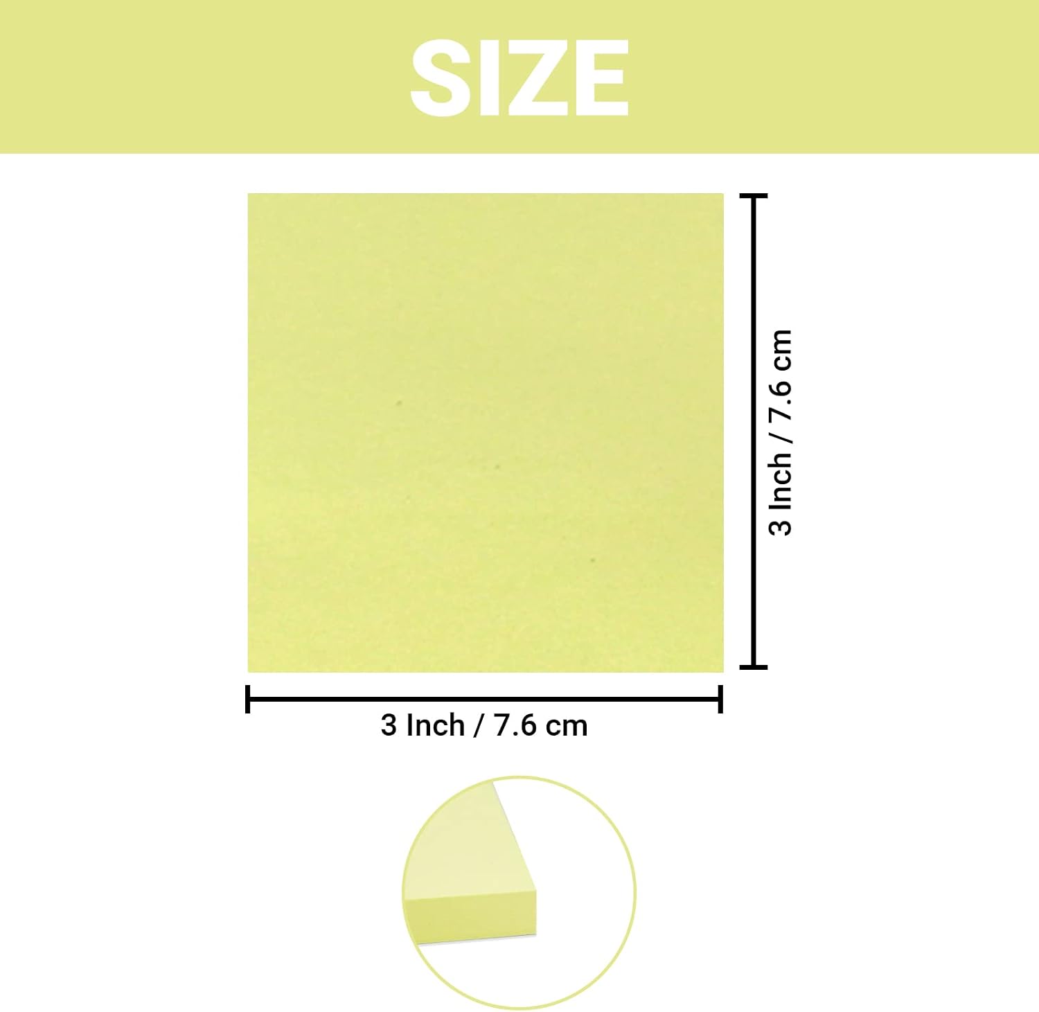 Detalle 2 de KIFZM 1920 Sheets 3x3 Inch Pastel Sticky Notes 📒