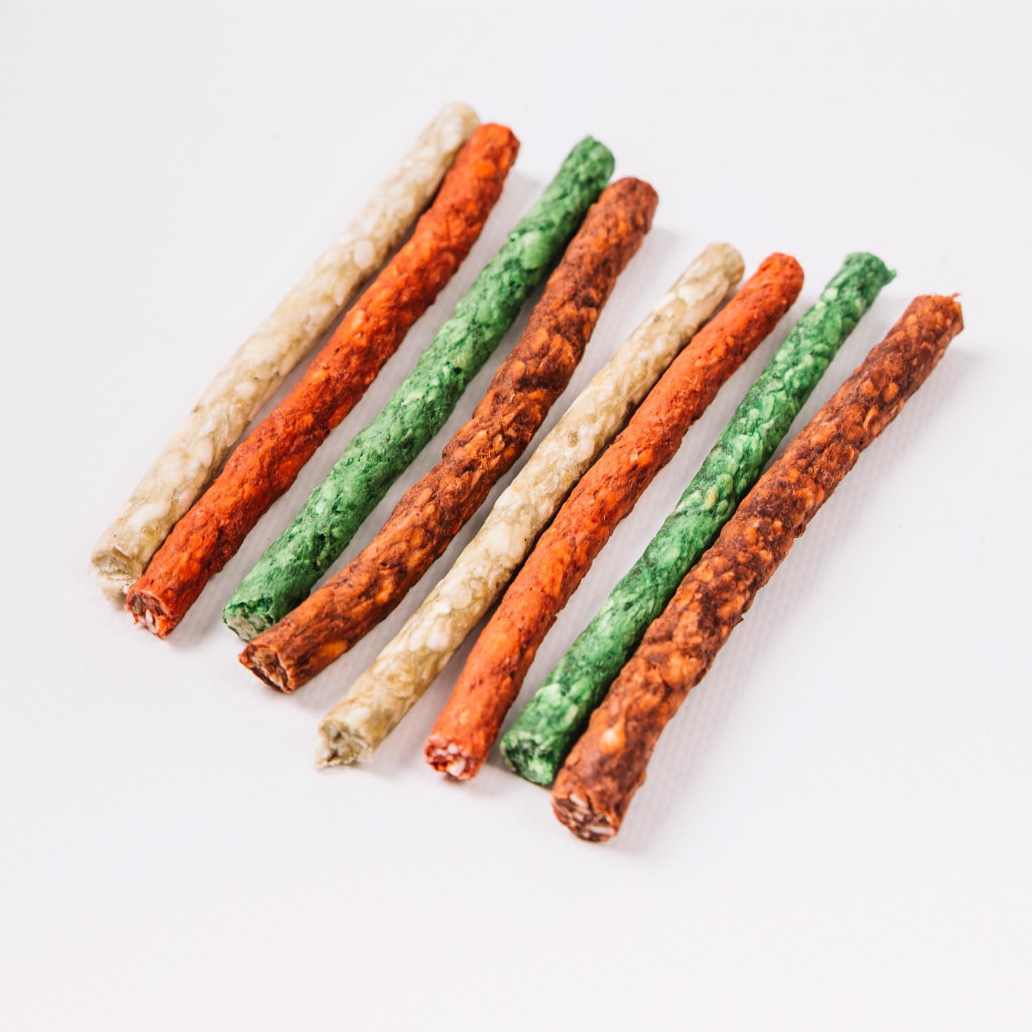 Detalle de CROCI Hundben Stick Mixed – tuggpinnar av koskinn, 13 cm, 50-pack