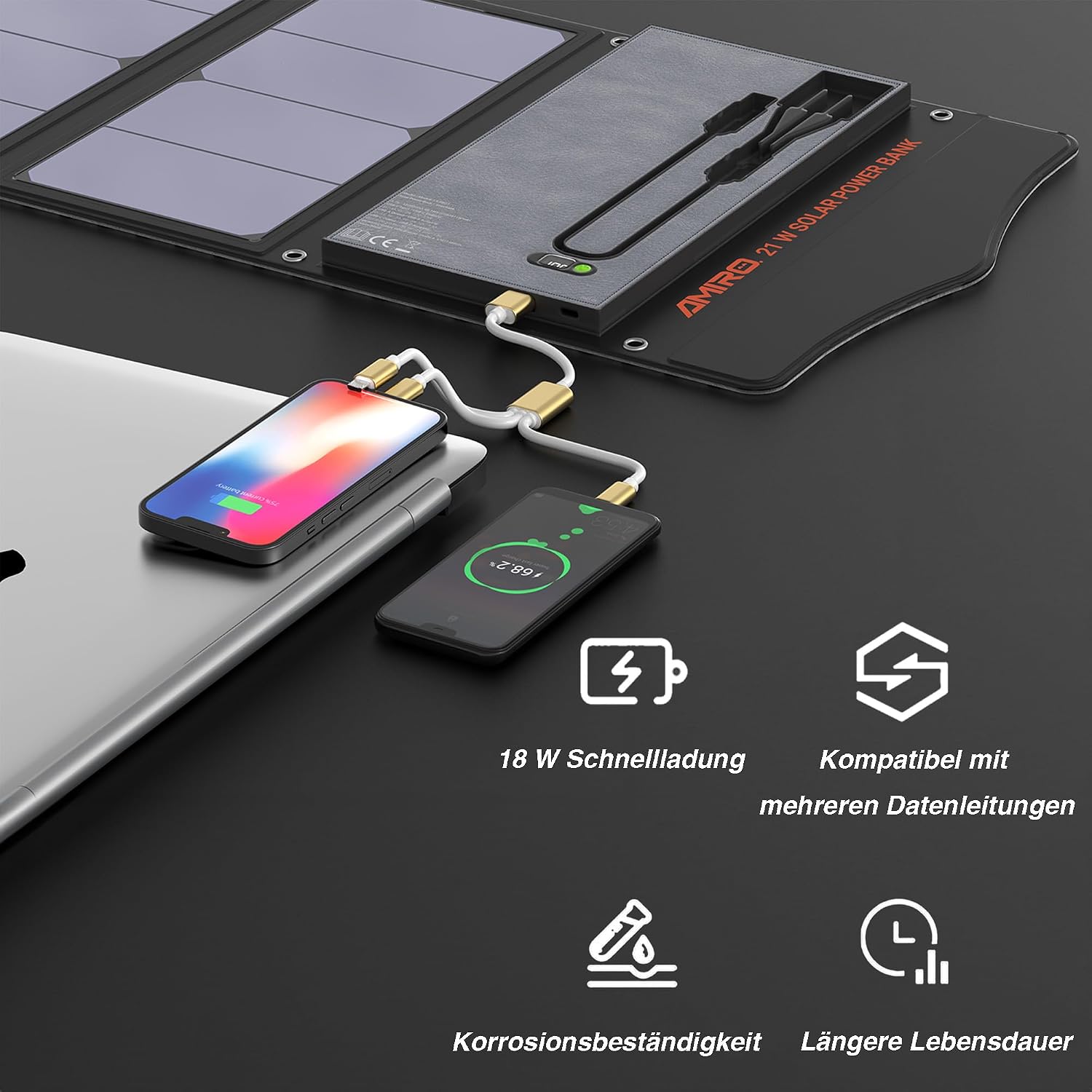 Detalle de Yard Force LX PB21 13.000 mAh Solarpowerbank
