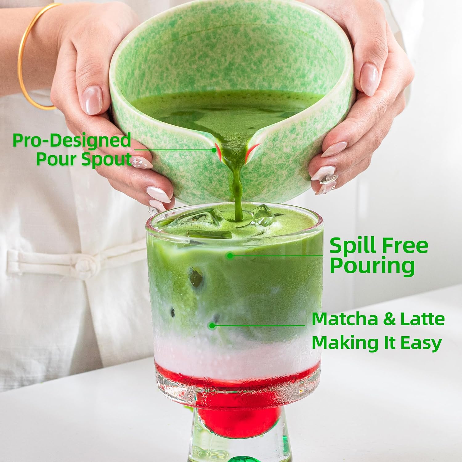Detalle 2 de TEANAGOO Matcha Whisk Set 7-piece matcha kit 🍵
