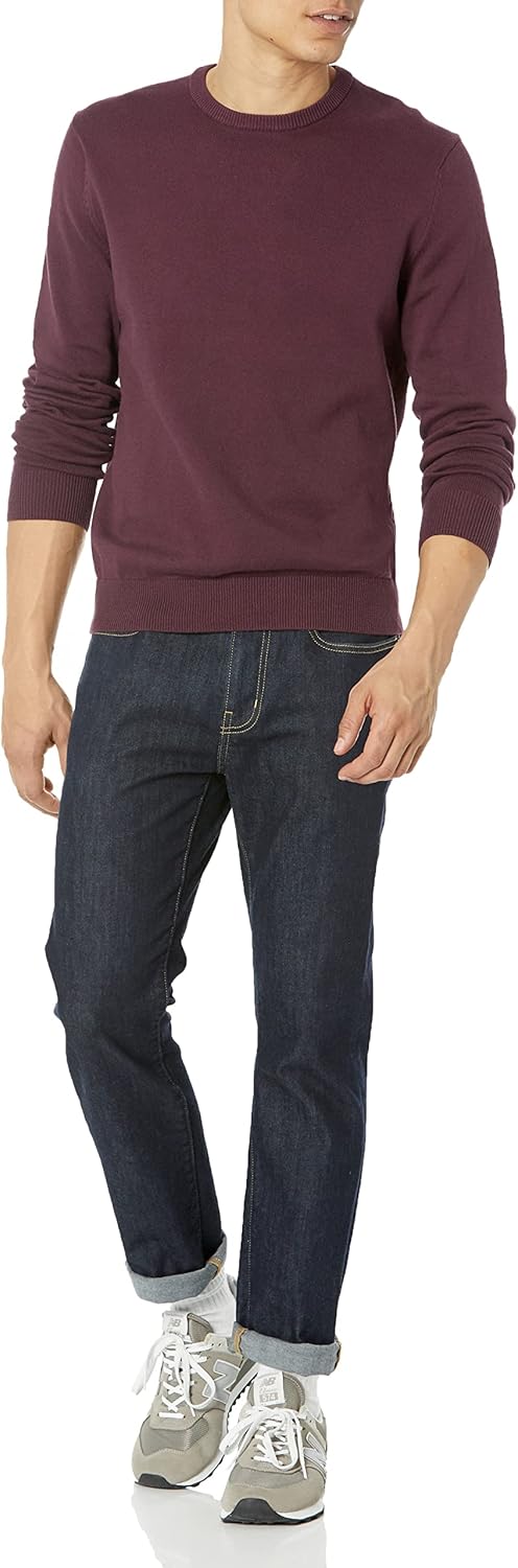 Thumbnail 4 de Amazon Essentials Herren Pullover mit Rundhalsausschnitt aus 100% Baumwolle (normaler Schnitt, Zopfmuster)