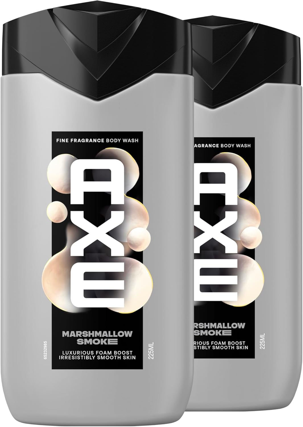 AXE Gel Douche Homme Ultime Marshmallow – Lot de 2 x 225 ml