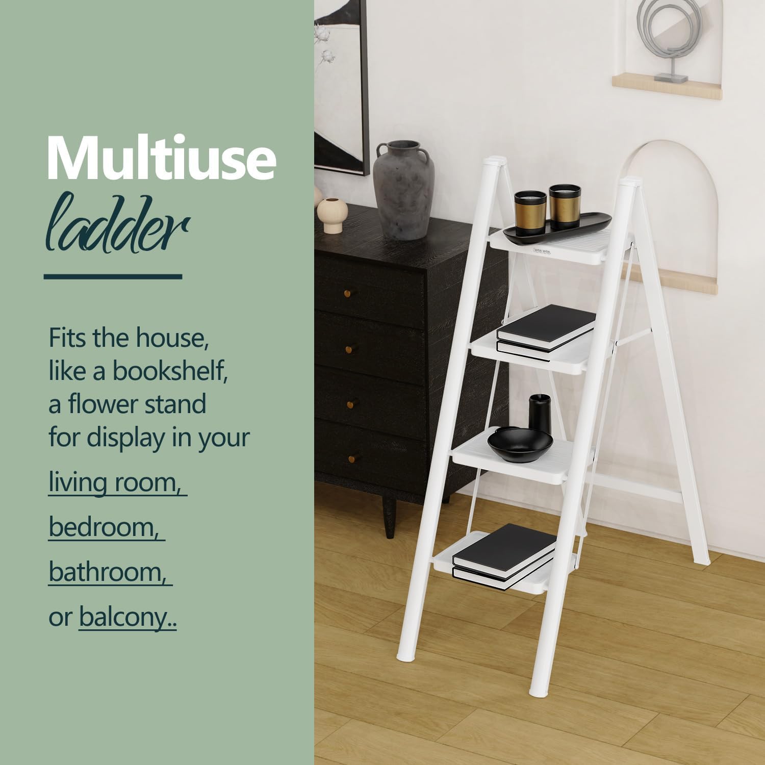 Detalle 1 de WOA WOA Folding Step Stool, 4-Step