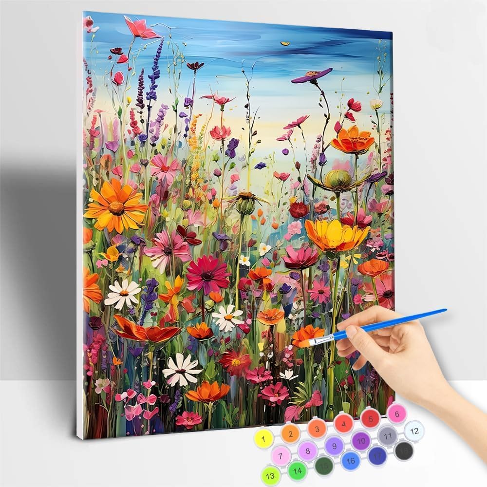 Thumbnail 6 de 77iiAii Kit Pittura a Olio con Numeri per Adulti, 40 x 50 cm