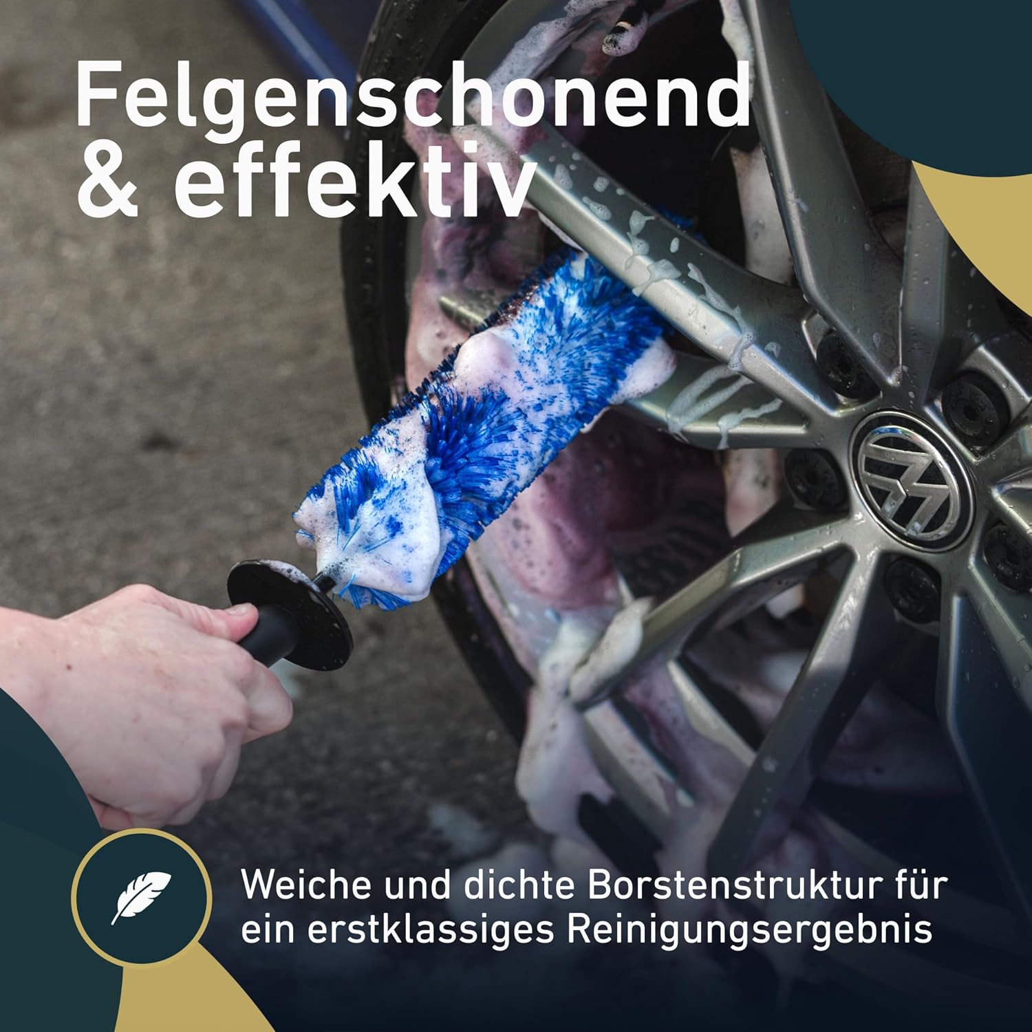 Detalle de Aurum-Performance Felgenbürste 42 cm für Alufelgen