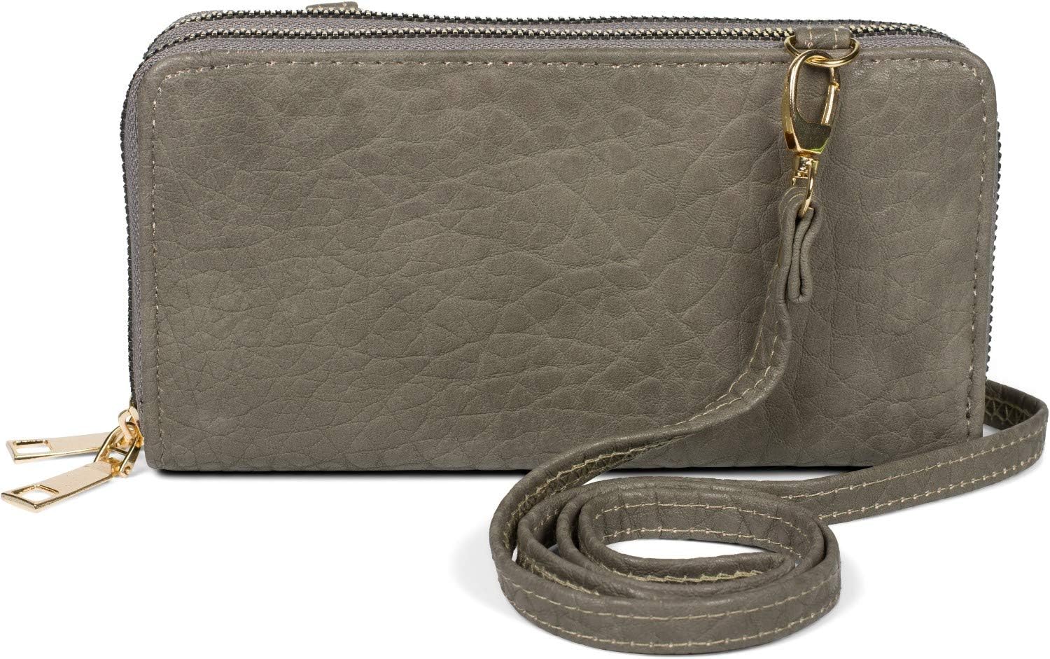 Detalle de styleBREAKER Donna 2 in 1 Mini Borsa a tracolla granulata – versatilità e stile in un unico accessorio