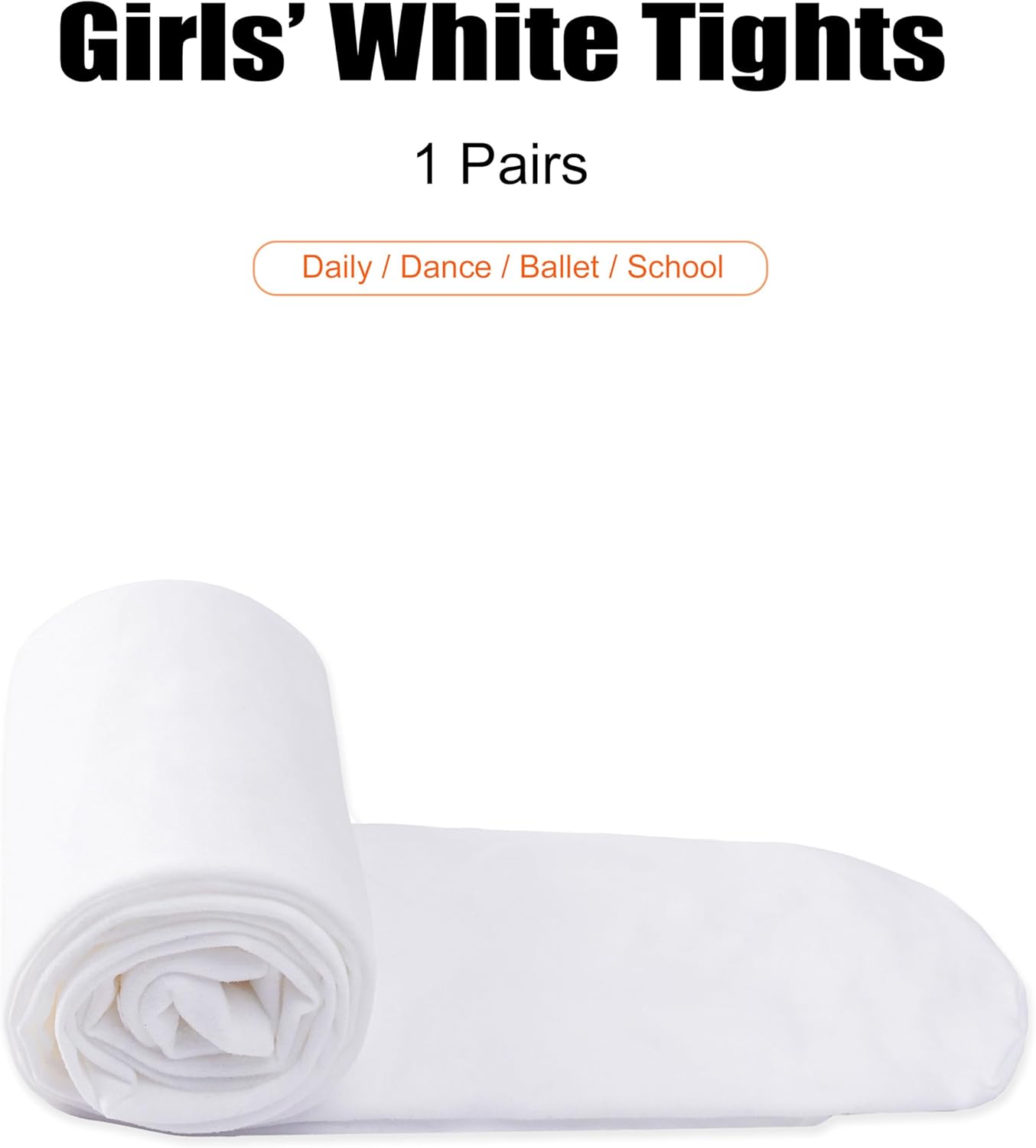Detalle de Yitoco Toddler Girls Tights for Dance & Ballet (Footed, Ultra-Soft)
