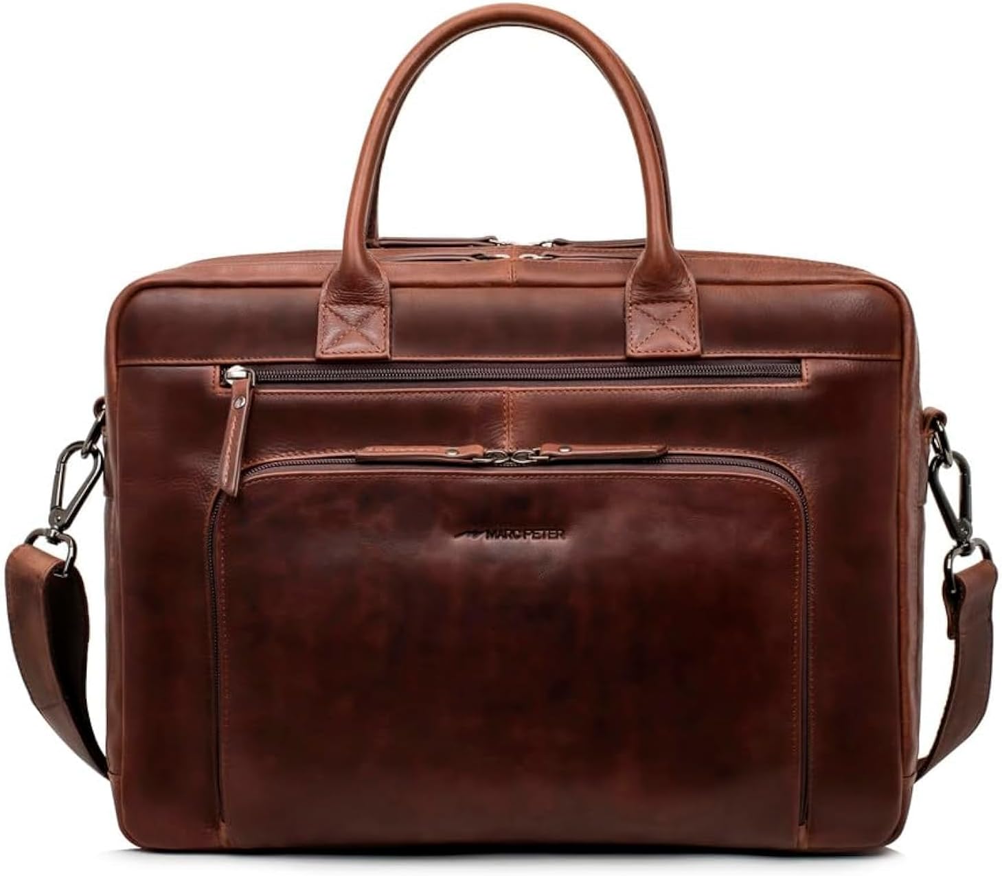 Detalle de Marc Peter Hamilton Businesstasche 15,6 Zoll Leder