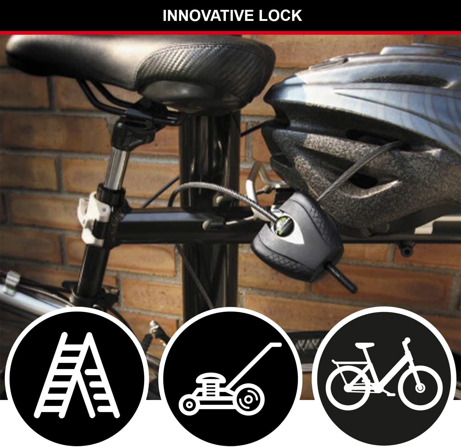 Thumbnail 1 de Master Lock 8417EURDPRO Cavo Regolabile Antifurto da 30 cm a 1.8 m – Sicurezza flessibile per bici, attrezzature e mobili