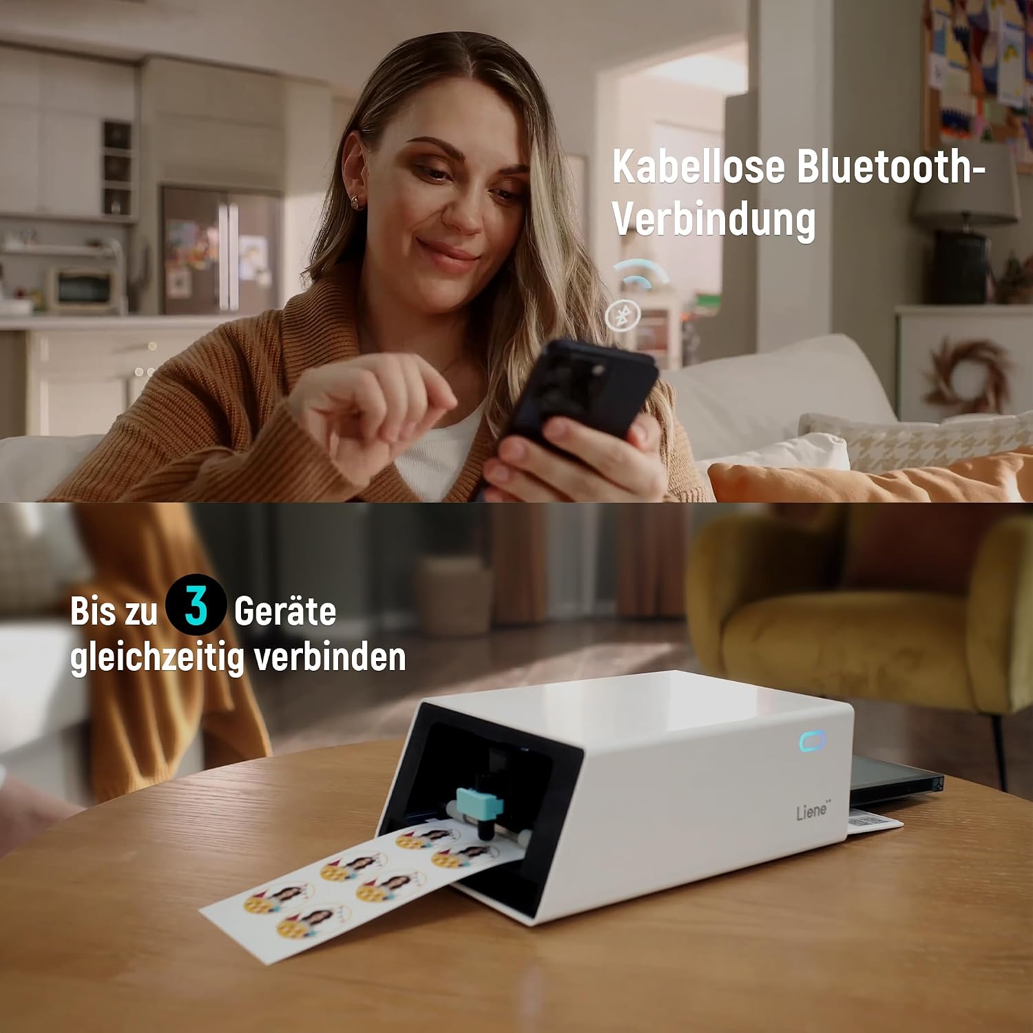 Thumbnail 6 de Liene PixCut S1 – All-in-One Fotodrucker, Aufkleberdrucker und Schneidemaschine