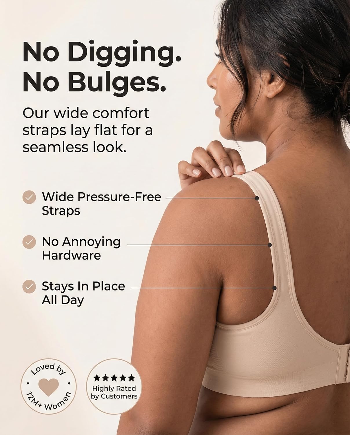Thumbnail 6 de SHAPERMINT Wireless Bralette with Natural Lift 34D-DDD