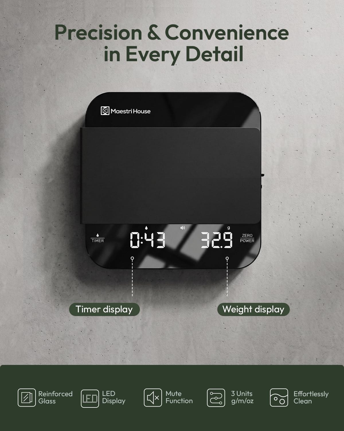 Thumbnail 6 de Maestri House Mini-Kaffeewaage 2kg