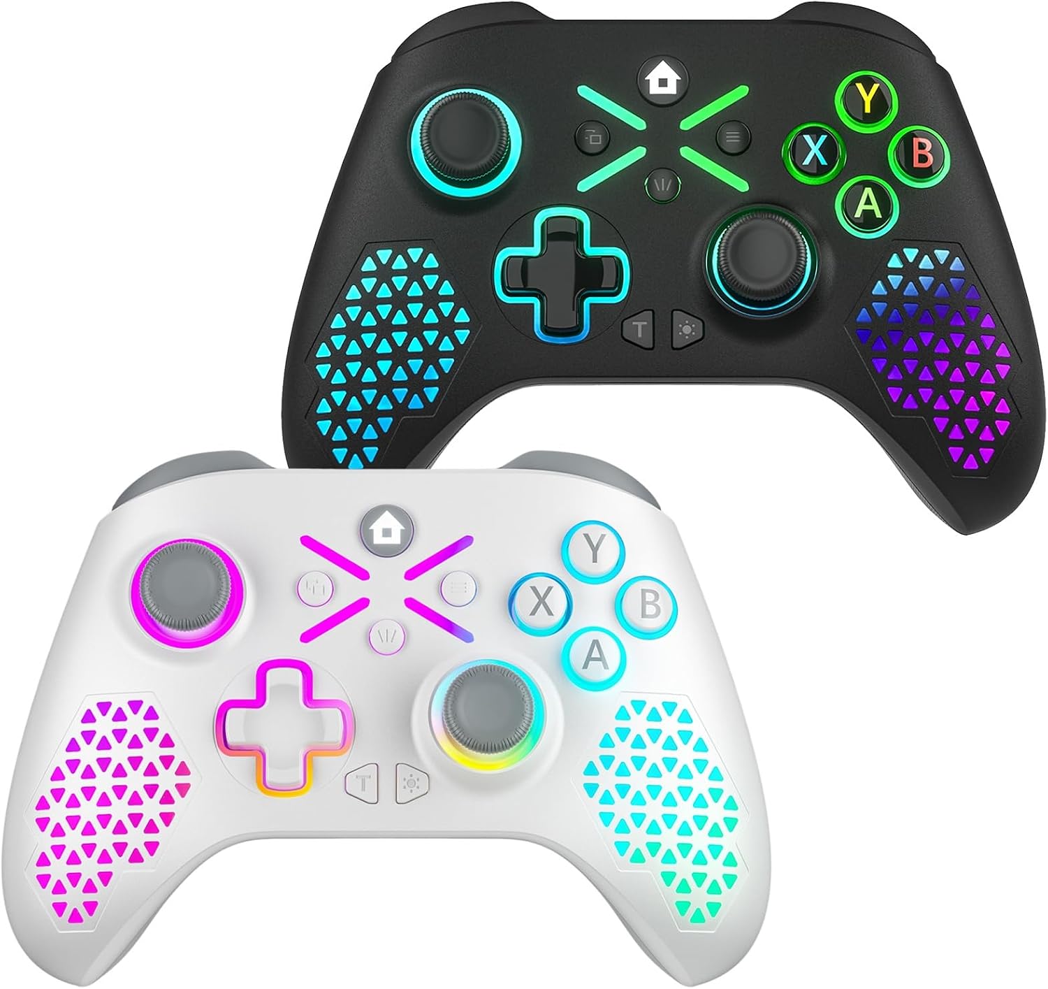 Detalle de 2 Pack RGB Wireless Controller for Xbox Series S/X, Xbox One, PC/Android/iOS