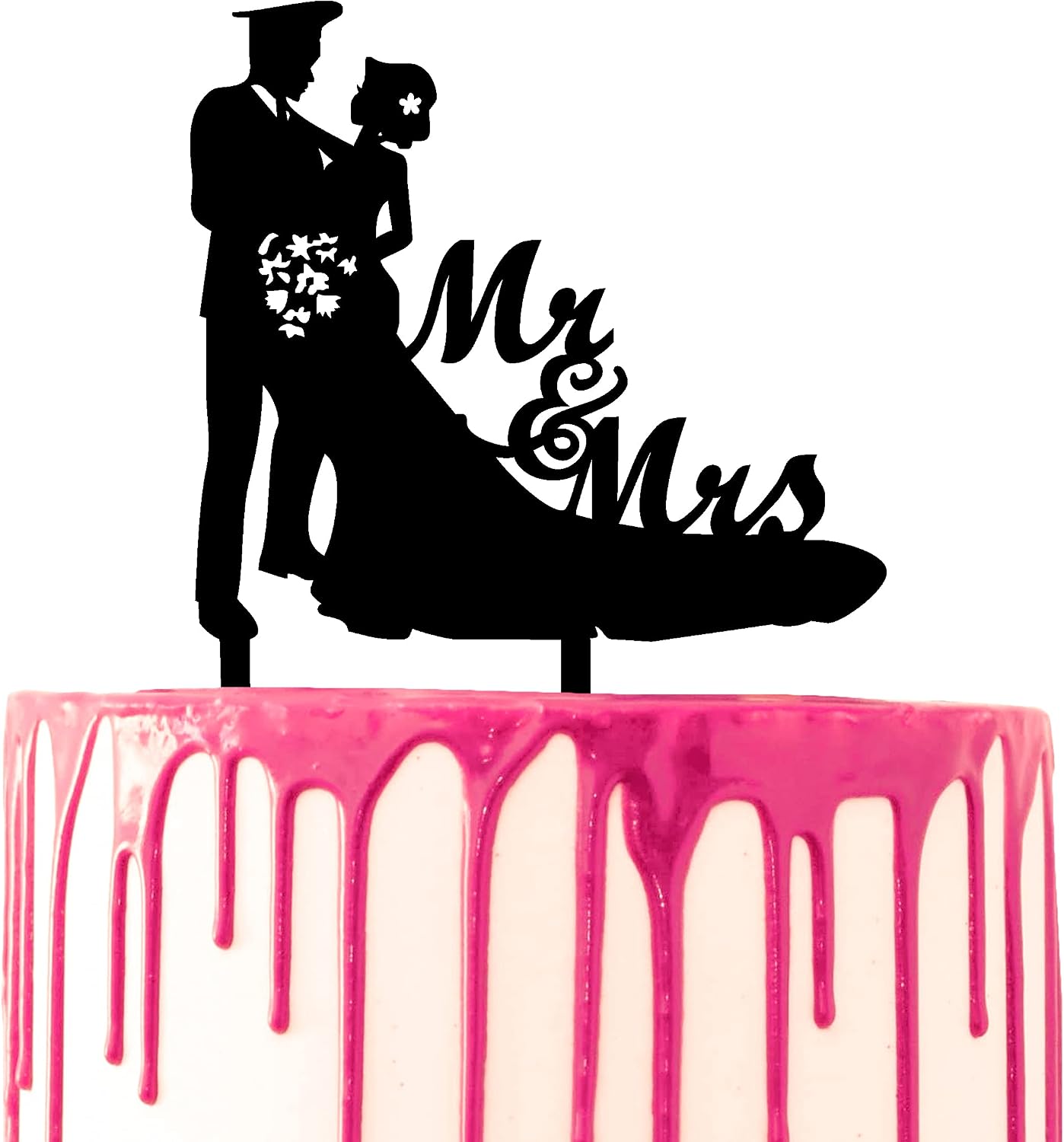 Thumbnail 6 de CARISPIBET Wedding Cake Topper – Groom & Bride with Two Dogs